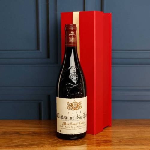 Chateauneuf-du-Pape in Red Luxury Box