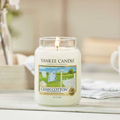 Clean Cotton Large Jar from Yankee Candle