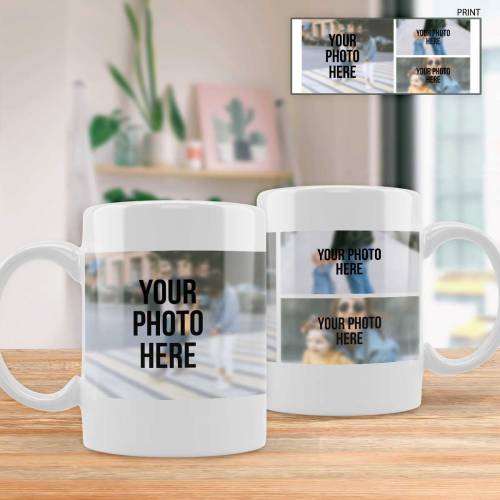Photo Collage - 3, 4 or 5 Photos - Personalised Mug