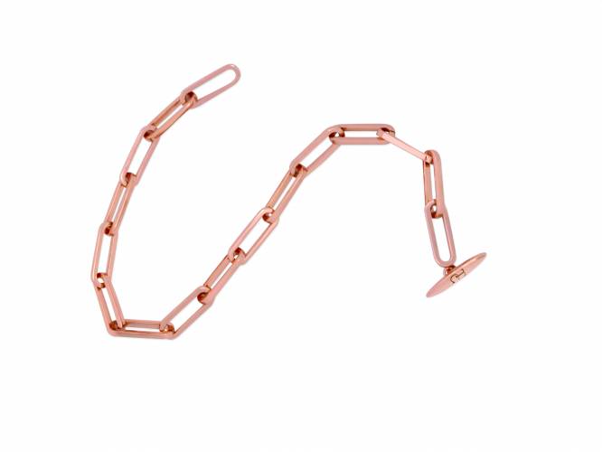 Tipperary Chain Link Bracelet Rose Gold