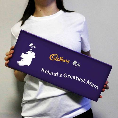 Ireland's Greatest Mam - Giant Cadburys Dairy Milk Bar 850g