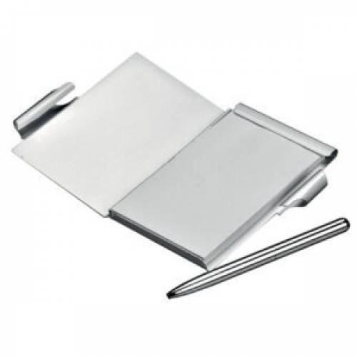 Notebook & Pen - Aluminium - Engraved
