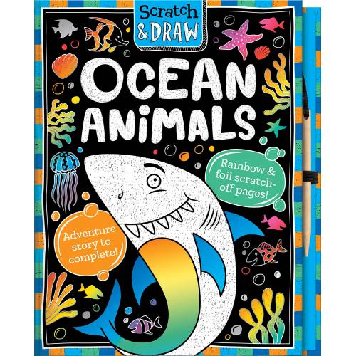 Scratch & Draw Ocean Animals