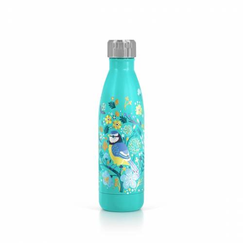 Birdy Metal Water Bottle - Blue Tit