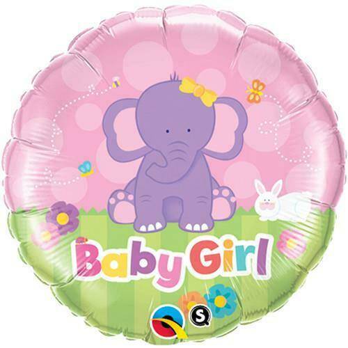 Baby Girl Elephant Balloon in a Box