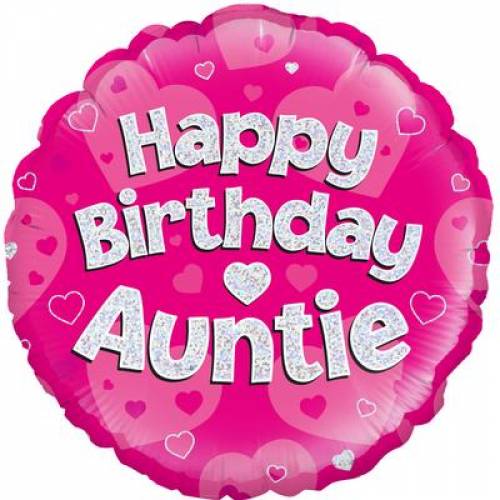 Happy Birthday Auntie Balloon in a Box