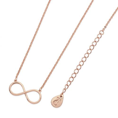 Simple Infinity Pendant Rose Gold