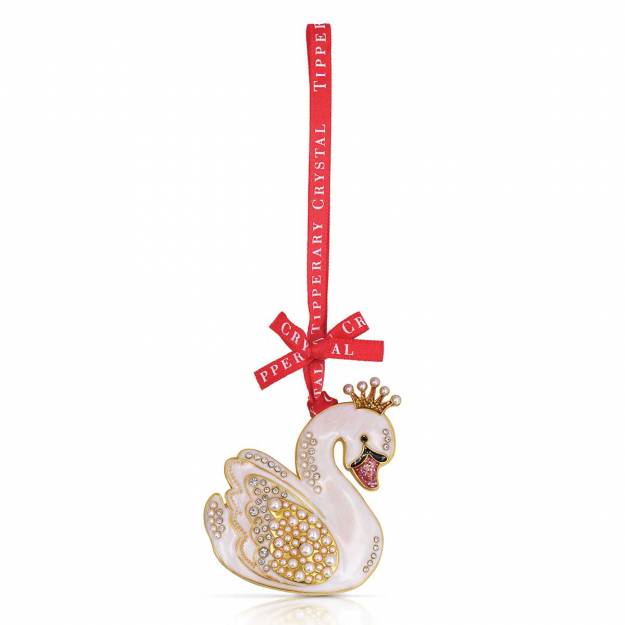 Swan Pearl Decoration In Gift Box