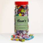 Football Pitch Personalised Sweets Jar