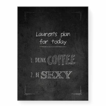 Sexy Coffee 12 x 16 Stretched Canvas