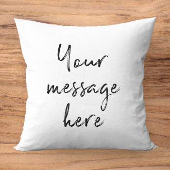 Any Message Personalised Cushion Square