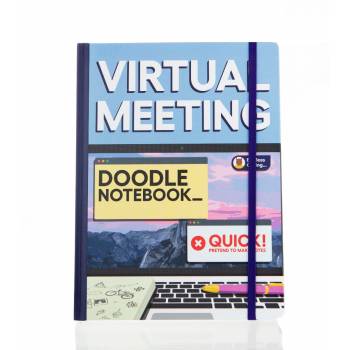 Virtual Meeting Doodle Notebook