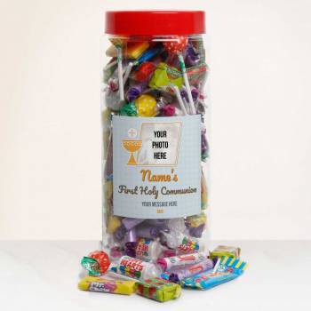 First Holy Communion Personalised Sweets Jar