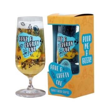 A Crafty One - Craft Beer Glass