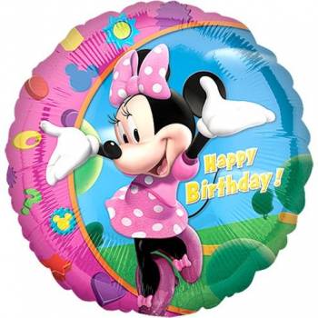 Happy Birthday Minnie Mouse Balloon in a Box