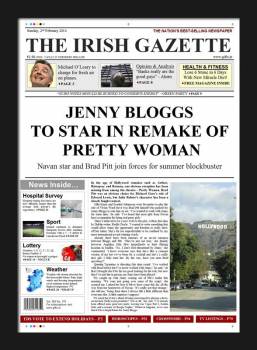 Star in Remake of Pretty Woman (FEMALE) - Newspaper Spoof