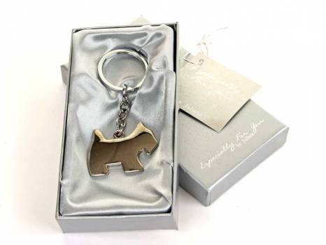 Silverplated Keyring - Engraved with your Dog's Name