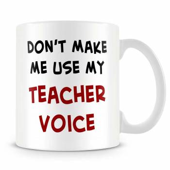 Teacher Voice Personalised Mug
