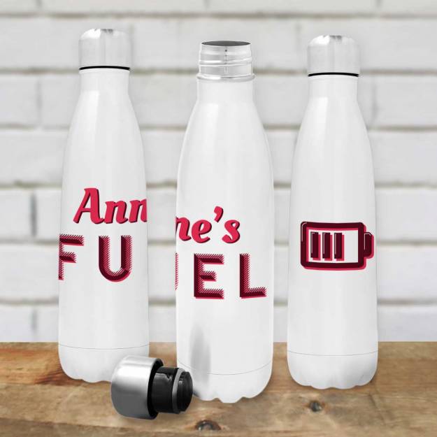 Any Name's Fuel - Personalised Stainless Steel Bottle