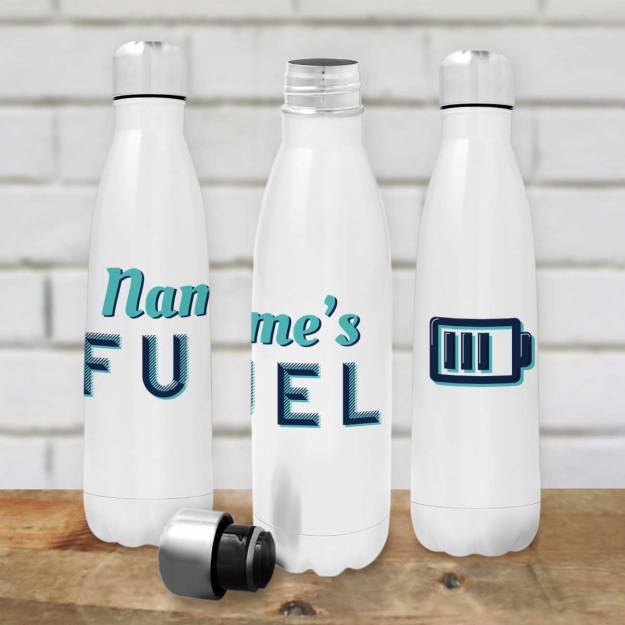 Any Name's Fuel - Personalised Stainless Steel Bottle