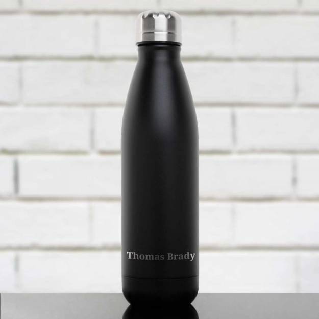 Any Initials Or Name - Personalised Bottle / Flask