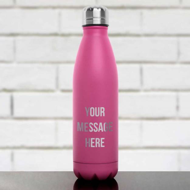 Any Text - Engraved Bottle / Flask