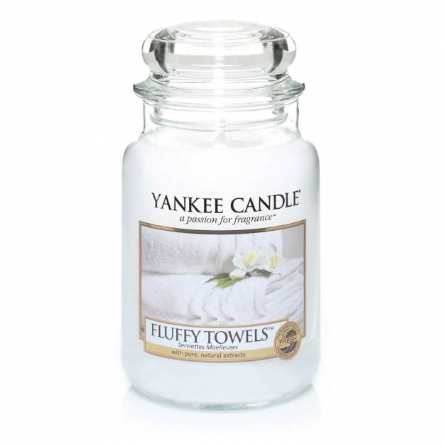 Fluffy Towels Large Jar from Yankee Candle