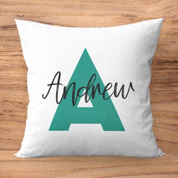 Any Initial and Name Personalised Cushion Square