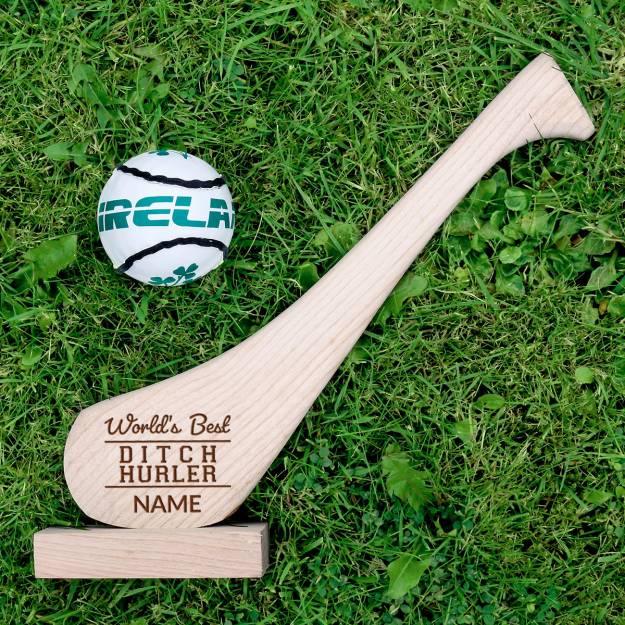 World's Best Ditch Hurler - Personalised Hurley