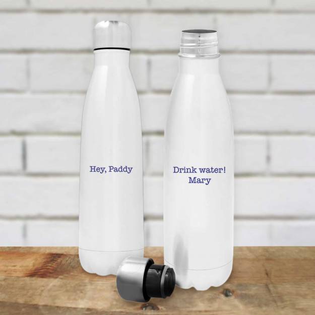 Any Message - Personalised Bottle / Flask