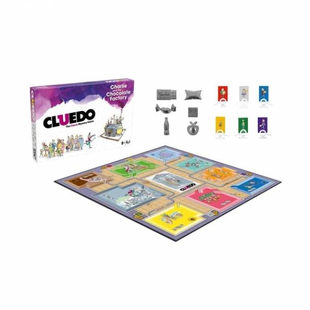 Roald Dahl Charlie And The Chocolate Factory Cluedo Mystery Board Game