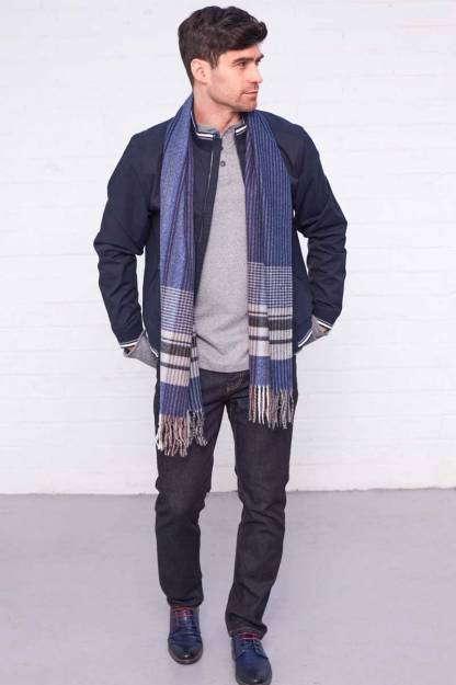 Mens Wool Gloves And Scarf Set
