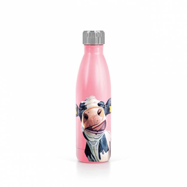 Eoin O'Connor Cow Metal Water Bottle - Frenchie+*+