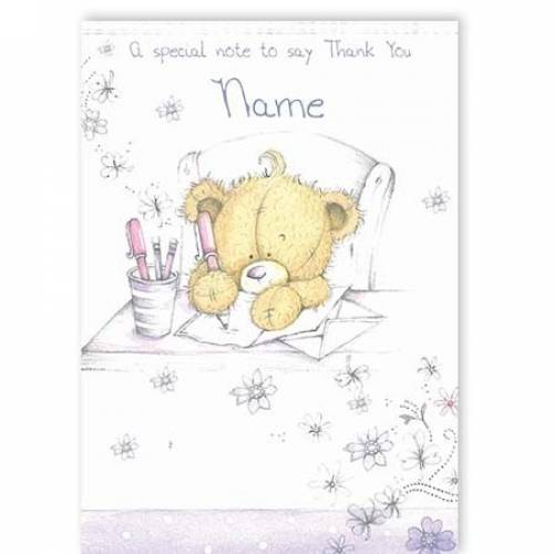 Special Note To Say Thank You Card