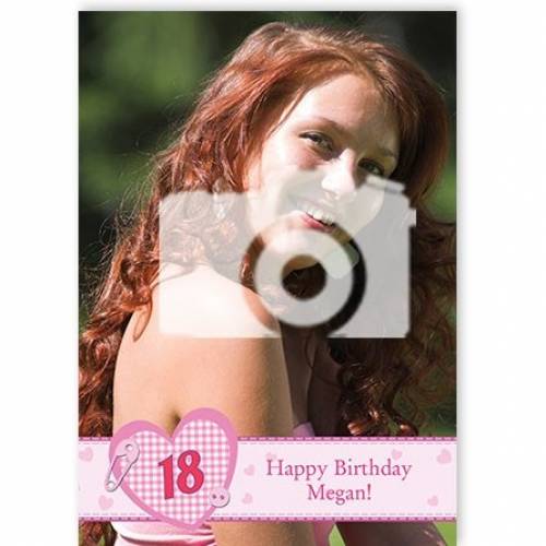 Insert Age - Happy Birthday Photo Birthday Card