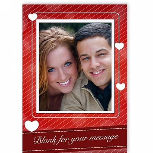 Romantic One Photo Any Message Card