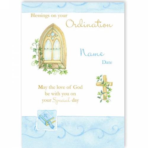Blessings On Your Ordination Card