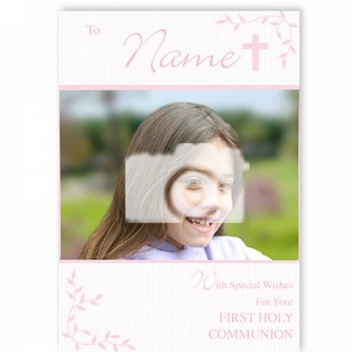 Special Wishes For Your Girl First Holy Communion Card