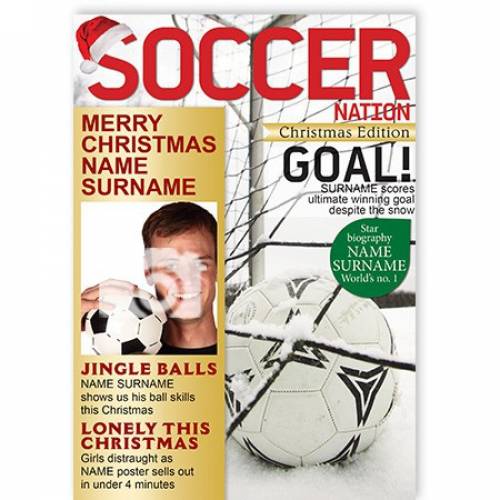 Soccer Nation Magazine Merry Christmas Card