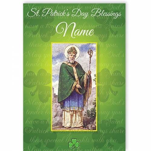 St Patrick's Day Blessings Card