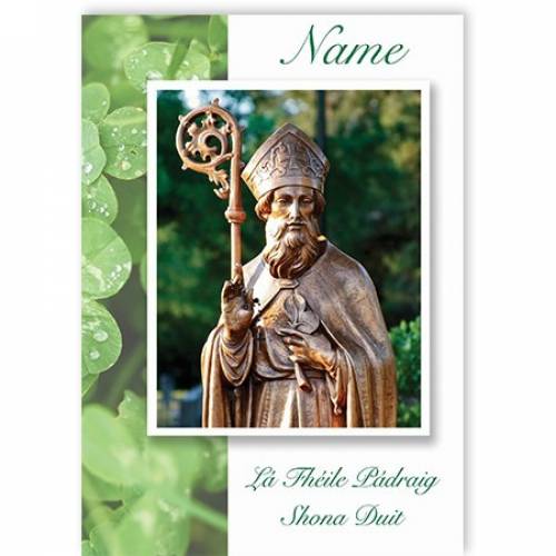 Statue St Patrick's Day Card