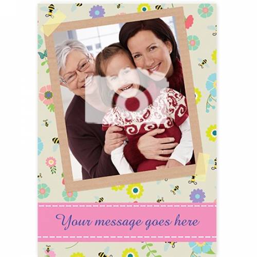 One Photo Any Message Any Occasion Floral Card