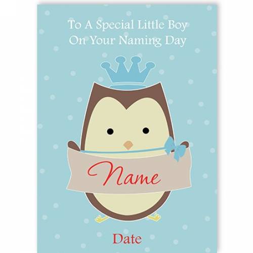 On Your Naming Day Card