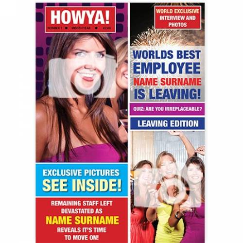 Howya Leaving Retirement Personalised Photo Card