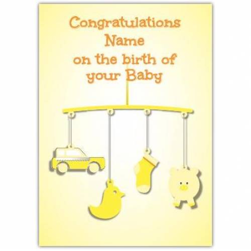 Congratulations Neutral Baby Card