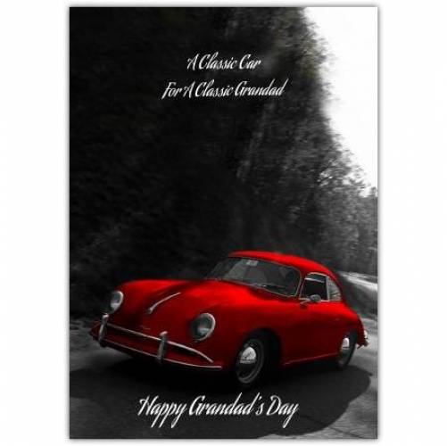Classic Grandad Happy Grandad's Day Greeting Card