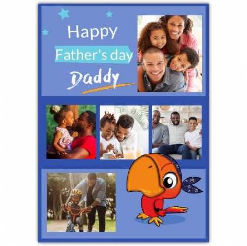 Happy Father's Day Parrot Card
