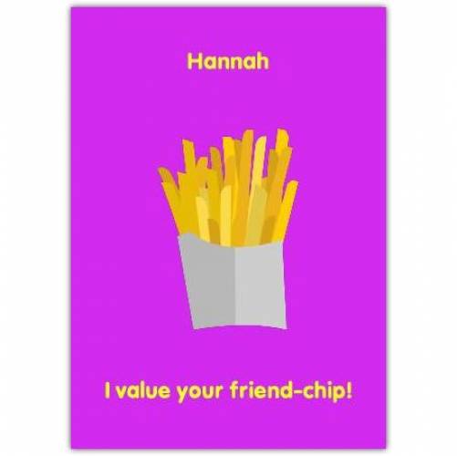 Chips Humor Card