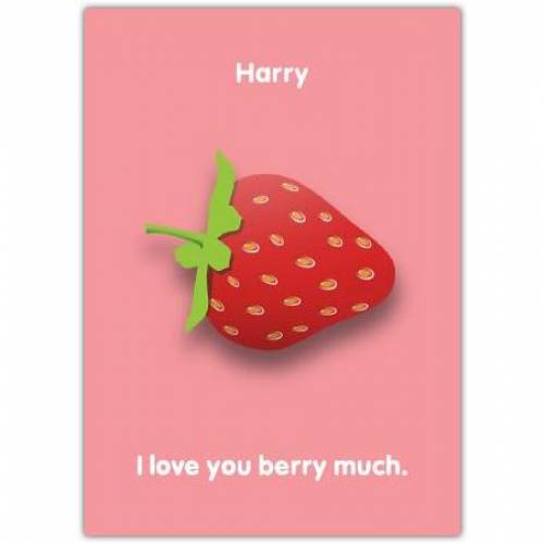 Strawberry Humor  Card