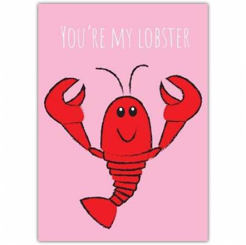 Valentines Day Lobster F.r.i.e.n.d.s Greeting Card